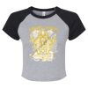 Women's Micro Rib Raglan Baby Tee Thumbnail