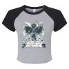 Women's Micro Rib Raglan Baby Tee Thumbnail