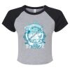 Women's Micro Rib Raglan Baby Tee Thumbnail
