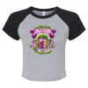 Women's Micro Rib Raglan Baby Tee Thumbnail