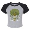 Women's Micro Rib Raglan Baby Tee Thumbnail