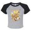 Women's Micro Rib Raglan Baby Tee Thumbnail