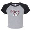 Women's Micro Rib Raglan Baby Tee Thumbnail