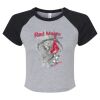 Women's Micro Rib Raglan Baby Tee Thumbnail