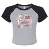 Women's Micro Rib Raglan Baby Tee Thumbnail