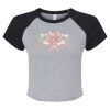 Women's Micro Rib Raglan Baby Tee Thumbnail
