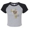 Women's Micro Rib Raglan Baby Tee Thumbnail