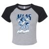 Women's Micro Rib Raglan Baby Tee Thumbnail