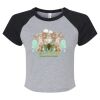 Women's Micro Rib Raglan Baby Tee Thumbnail
