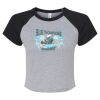 Women's Micro Rib Raglan Baby Tee Thumbnail