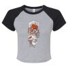 Women's Micro Rib Raglan Baby Tee Thumbnail