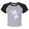 Women's Micro Rib Raglan Baby Tee Thumbnail