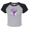 Women's Micro Rib Raglan Baby Tee Thumbnail