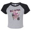 Women's Micro Rib Raglan Baby Tee Thumbnail