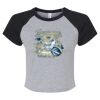 Women's Micro Rib Raglan Baby Tee Thumbnail