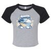 Women's Micro Rib Raglan Baby Tee Thumbnail