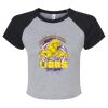Women's Micro Rib Raglan Baby Tee Thumbnail