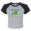 Women's Micro Rib Raglan Baby Tee Thumbnail