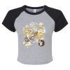 Women's Micro Rib Raglan Baby Tee Thumbnail