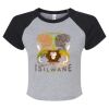 Women's Micro Rib Raglan Baby Tee Thumbnail