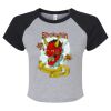 Women's Micro Rib Raglan Baby Tee Thumbnail