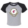 Women's Micro Rib Raglan Baby Tee Thumbnail