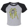 Women's Micro Rib Raglan Baby Tee Thumbnail
