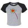 Women's Micro Rib Raglan Baby Tee Thumbnail
