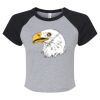 Women's Micro Rib Raglan Baby Tee Thumbnail