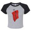 Women's Micro Rib Raglan Baby Tee Thumbnail