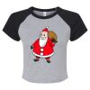 Women's Micro Rib Raglan Baby Tee Thumbnail