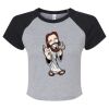 Women's Micro Rib Raglan Baby Tee Thumbnail
