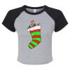 Women's Micro Rib Raglan Baby Tee Thumbnail