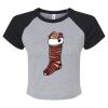 Women's Micro Rib Raglan Baby Tee Thumbnail