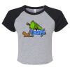 Women's Micro Rib Raglan Baby Tee Thumbnail