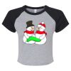 Women's Micro Rib Raglan Baby Tee Thumbnail