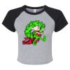 Women's Micro Rib Raglan Baby Tee Thumbnail
