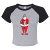 Women's Micro Rib Raglan Baby Tee Thumbnail