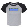 Women's Micro Rib Raglan Baby Tee Thumbnail