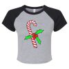 Women's Micro Rib Raglan Baby Tee Thumbnail