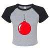 Women's Micro Rib Raglan Baby Tee Thumbnail