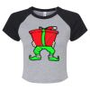 Women's Micro Rib Raglan Baby Tee Thumbnail
