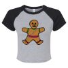 Women's Micro Rib Raglan Baby Tee Thumbnail