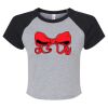 Women's Micro Rib Raglan Baby Tee Thumbnail
