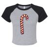 Women's Micro Rib Raglan Baby Tee Thumbnail