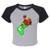 Women's Micro Rib Raglan Baby Tee Thumbnail