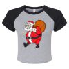 Women's Micro Rib Raglan Baby Tee Thumbnail