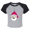 Women's Micro Rib Raglan Baby Tee Thumbnail