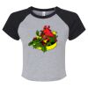 Women's Micro Rib Raglan Baby Tee Thumbnail