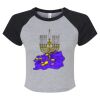 Women's Micro Rib Raglan Baby Tee Thumbnail